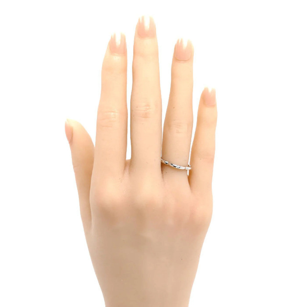 CHANEL 18k Silver Diamond Ring - Picture 7 of 7